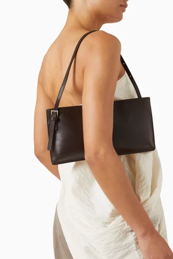 90s Shoulder Belt Bag in Leather