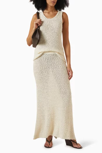 Ella Maxi Skirt in Cashmere-blend