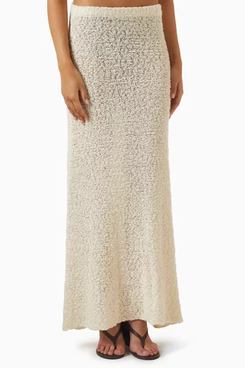 Ella Maxi Skirt in Cashmere-blend