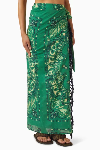 Printed Pareo in Cotton