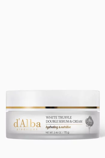 كريم وسيروم مزدوج بالكمأة البيضاء، 70 غرام