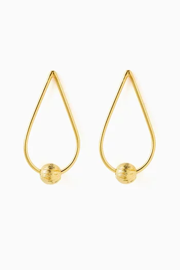 Jupiter Cosmic Earrings in 24kt Gold-plated Brass