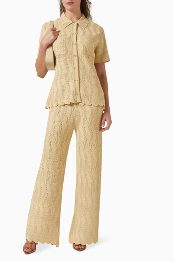 كارديغان لولا مطرز بالترتر مزيج فيسكوز