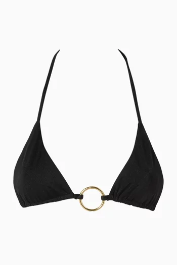 Isle Hoop Halterneck Bikini Top