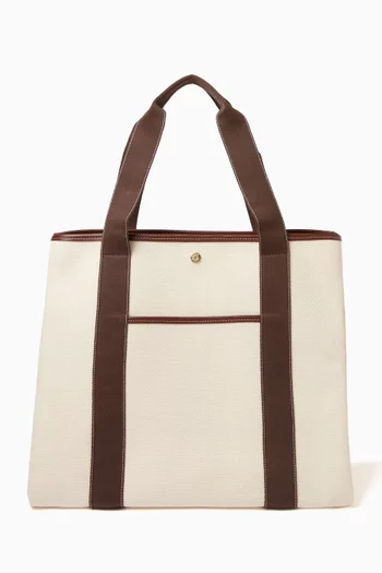 حقيبة يد ترافيسيه كبيرة بجيب قنب