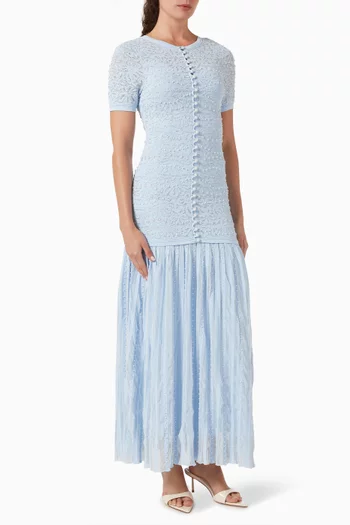 Embellished Maxi Dress in Knit