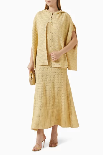 Rhinestone Maxi Dress in Knit