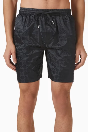 Square Cross Swim Shorts