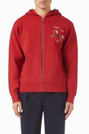 Horse Zip Home Cardigan