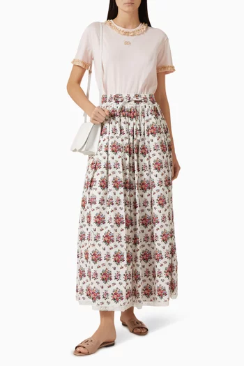 تي شيرت بحواف بكشكش جيرسيه