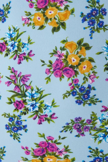 لباس سباحة قطعة واحدة بنقشة زهور