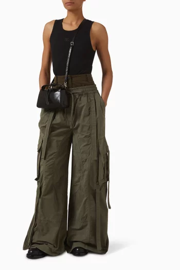 Rhinestone-logo Tank Top in Jersey