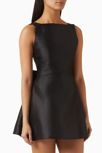 فستان اولتيميت ميوز قصير بعقدة ستان