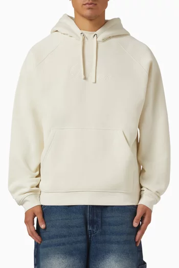 Cursive Logo Hoodie in Cotton-fleece