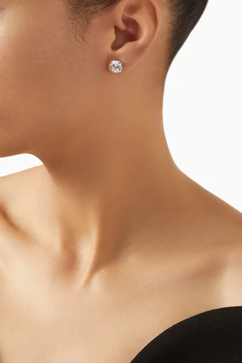 Diamond Studs in 18kt White Gold