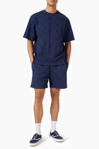 Oversized Monogram T-shirt in Organic Cotton