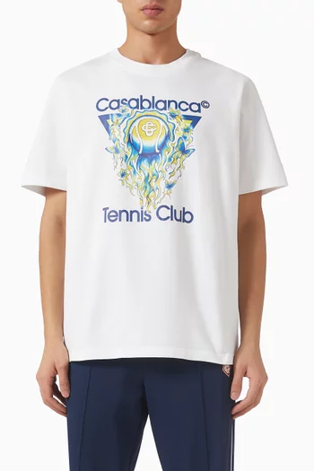 Tennis Club Icon T-shirt in Organic Cotton