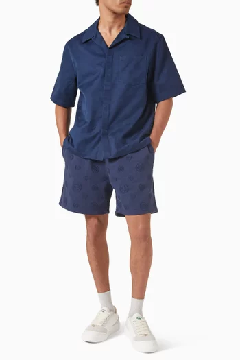 Monogram Shirt in Cotton