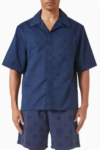 Monogram Shirt in Cotton