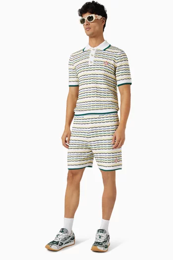 شورت قطن بغرزة معلقة