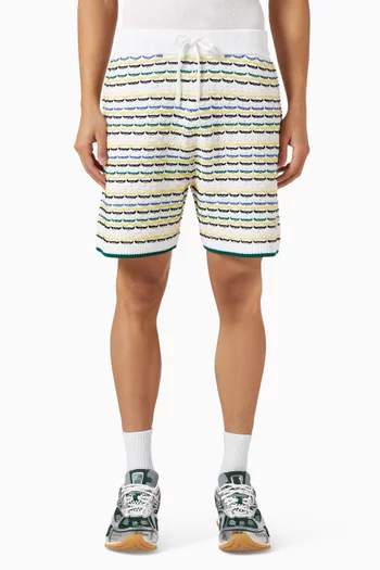 شورت قطن بغرزة معلقة