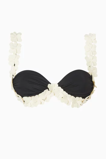 Cecilia Bikini Top in Stretch Nylon