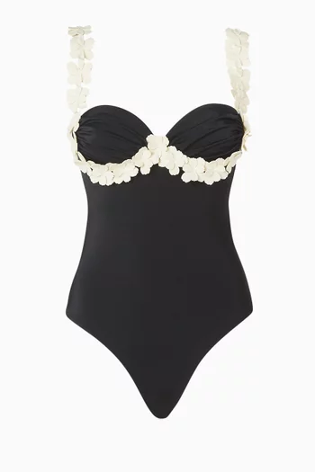 Cecilia One-piece Swimsuit in Stretch Nylon