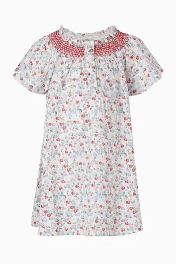 فستان اليس قطن