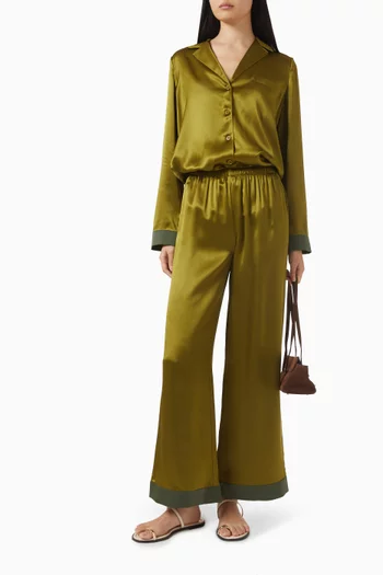 Ella Pajama Set in Silk