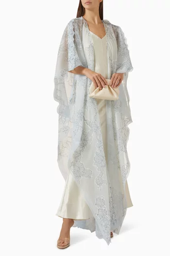 عباية بطبقة أورجانزا