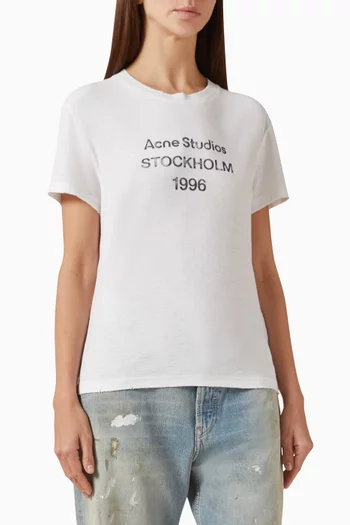 Logo T-shirt in Cotton & Hemp