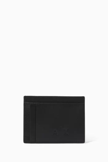 Logo Cardholder in Leather