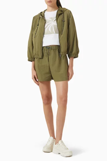 شورت بتصميم لامع نايلون