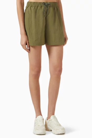 شورت بتصميم لامع نايلون