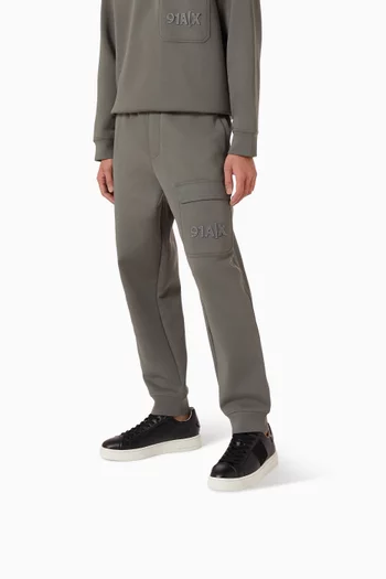 Side Logo Sneakers in Faux Leather