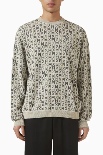 سترة بشعار الماركة قطن