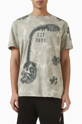 تي شيرت ناينتي وان بشعار الماركة قطن