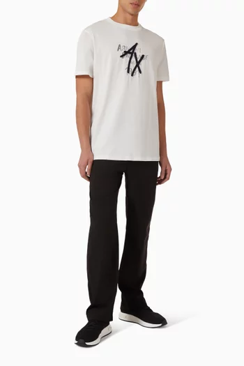 AX Logo T-shirt in Cotton