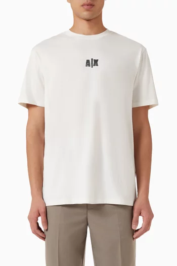 AX Logo T-shirt in Cotton