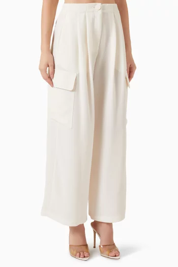 بنطال كاجوال بطيّات