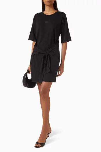 Tie-waist Mini Dress