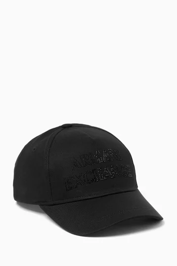 Embellished AX Logo Cap