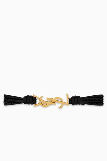 Cassandre Multi-Strand Bracelet in Leather