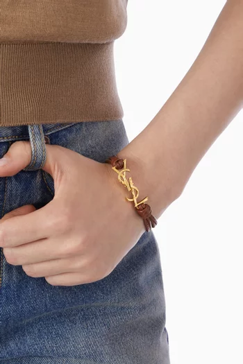 Cassandre Multi-strand Bracelet in Leather