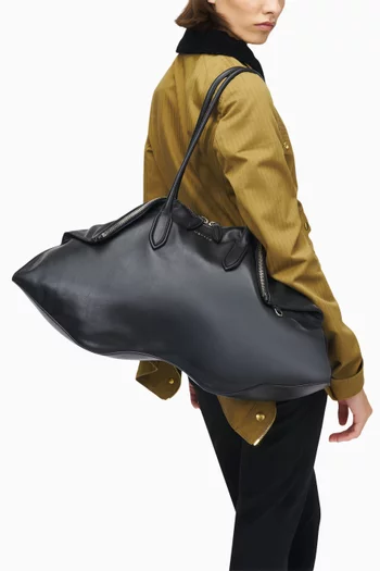 Maxi Manta Bag in Nappa Calf Leather
