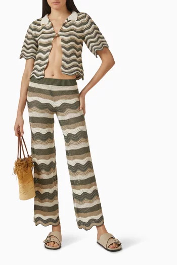 بلوزة مارتينا نسيج لوركس