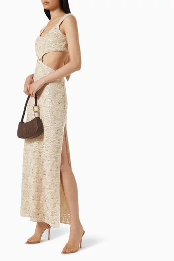 Capri Cut-out Dress in Cotton