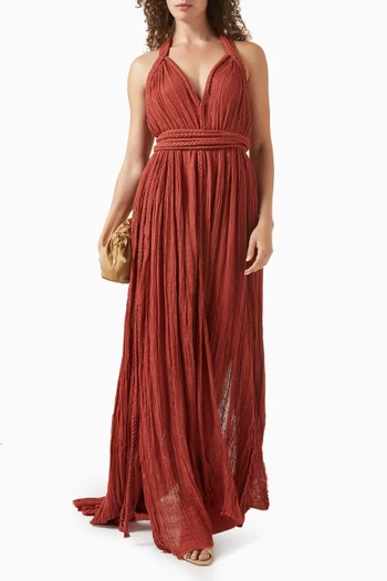 Venus Braided Gown in Cotton