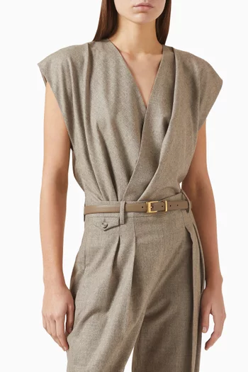 حزام بحلية مانهاتن جلد