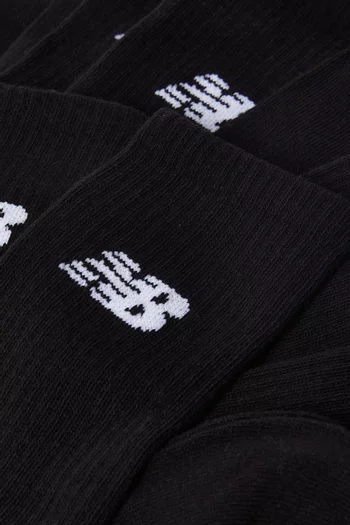 طقم جوارب متوسطة الطول، 3 أزواج